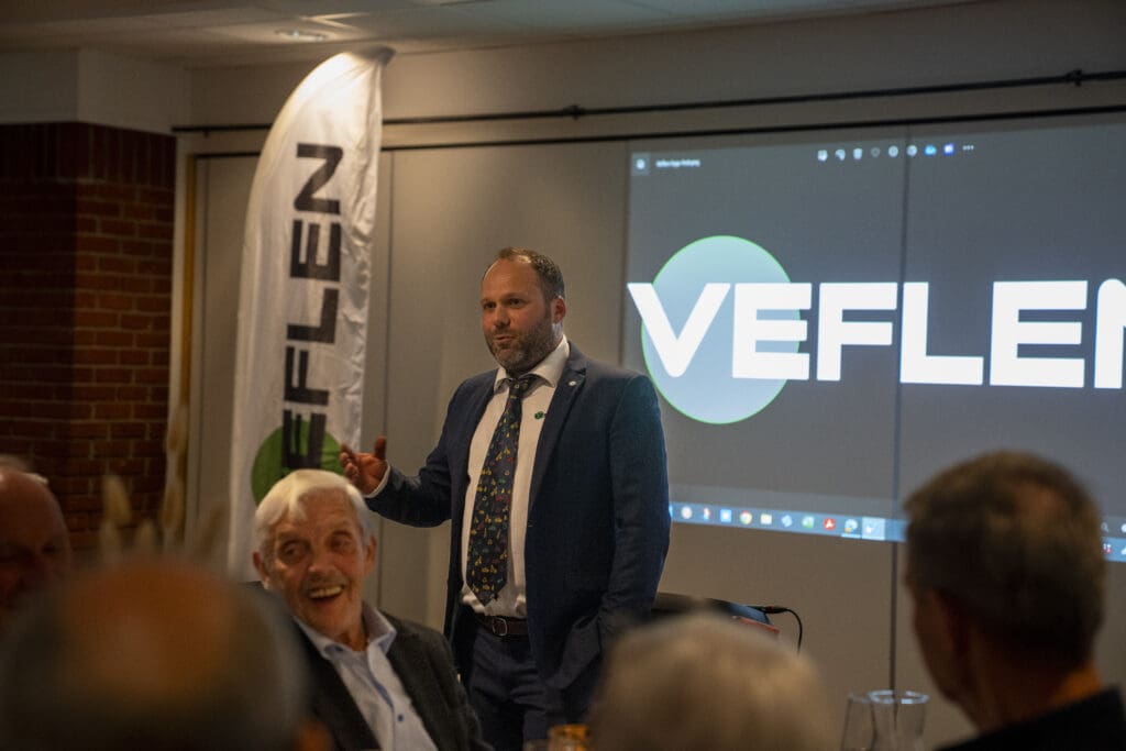 Bildet viser daglig leder hos Veflen Entreprenør, Hans Otto Veflen.
